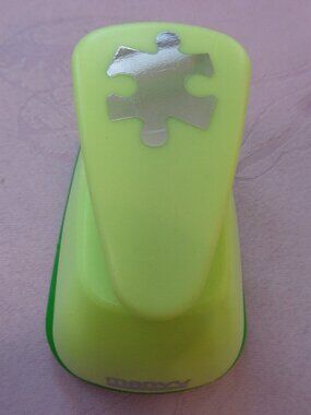 Marvy Uchida Jigsaw Puzzle Piece Paper Punch Crafts Scrapbooking Cards